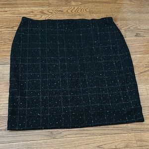 Shimmering thread and sequin Kasper Skirt